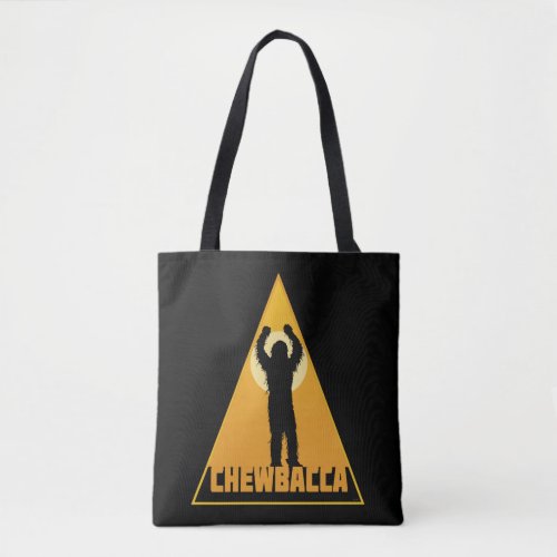 Chewbacca Sunset Silhouette Badge Tote Bag