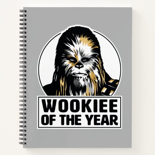 Chewbacca Wookiee of the Year Notebook