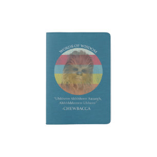 Chewbacca Words Of Wisdom Passport Holder