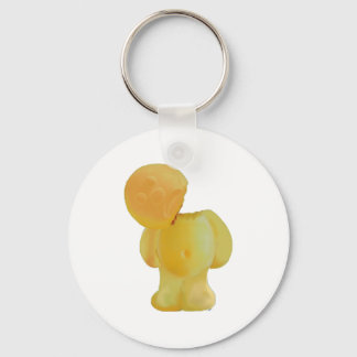 Chewed Jelly Baby Keychain