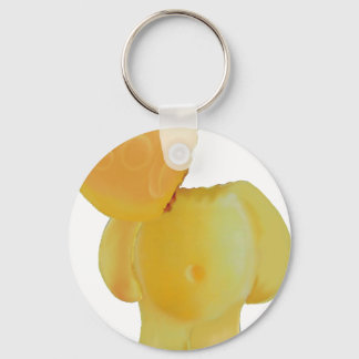 Chewed Jelly Baby Keychain