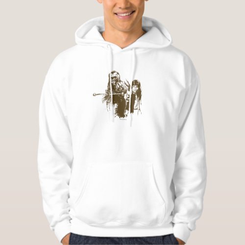 Chewie and Han Silhouette Hoodie