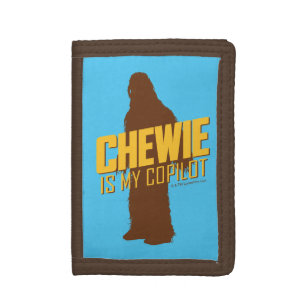 Chewie is My Copilot Trifold Wallet
