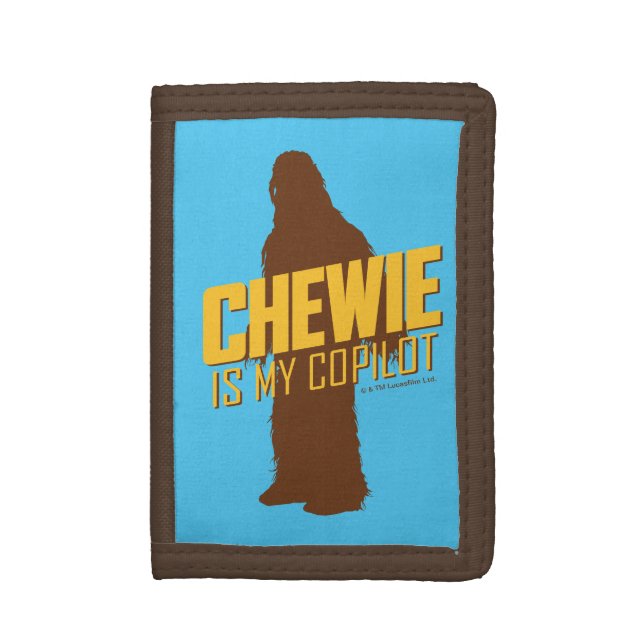 Chewie is My Copilot Trifold Wallet (Front Vertical)