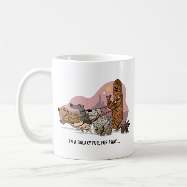 Chewie’s Galactic Dog Walk Coffee Mug (Left)