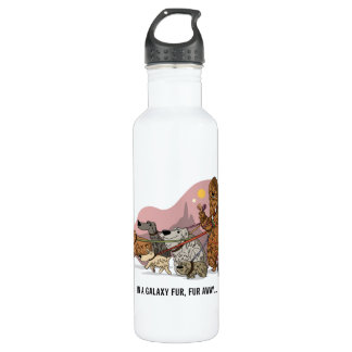 Chewie’s Galactic Dog Walk Stainless Steel Water Bottle