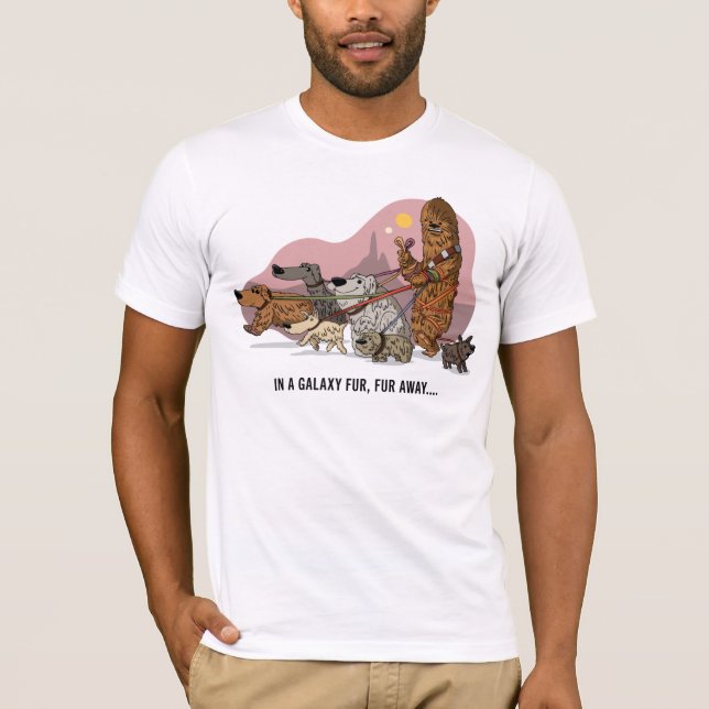 Chewie’s Galactic Dog Walk T-Shirt (Front)