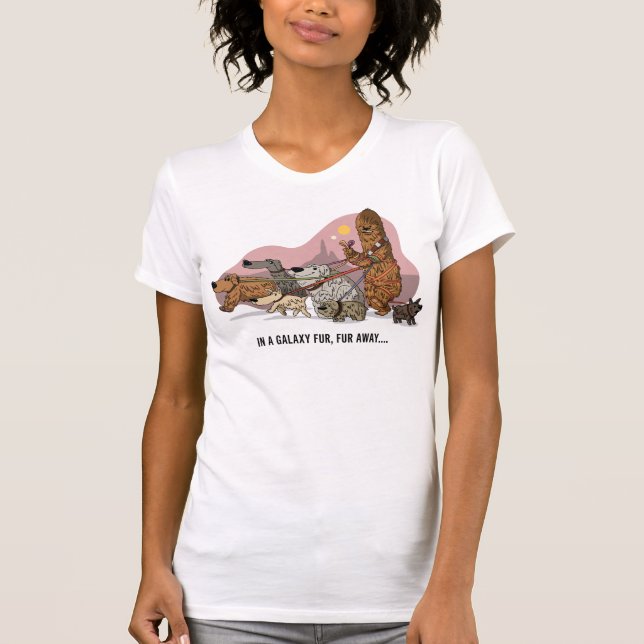 Chewie’s Galactic Dog Walk T-Shirt (Front)