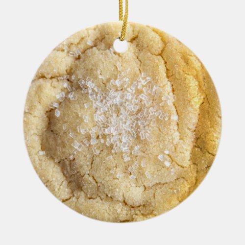 Chewy Sugar Christmas Cookie Ceramic Ornament