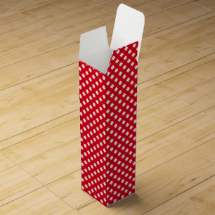 CHEX 11-DARK RED-WINE BOTTLE GIFT BOX