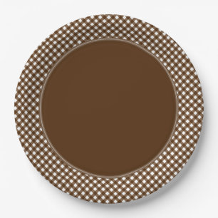 CHEX 14-BROWN-PAPER PLATES-2 PAPER PLATES
