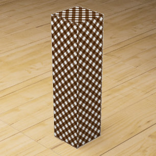 CHEX 14-BROWN-WINE BOTTLE GIFT BOX