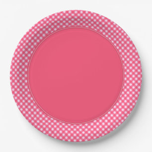 CHEX 1-PINK-PAPER PLATES-2 PAPER PLATES