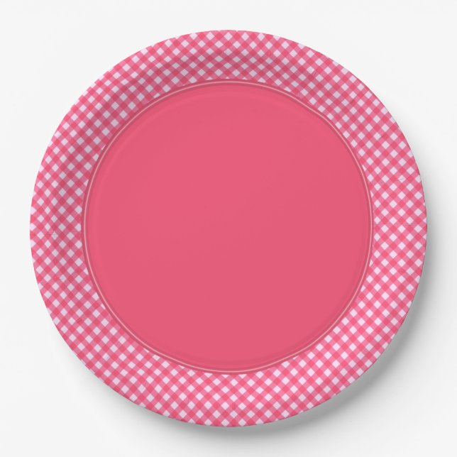 CHEX 1-PINK-PAPER PLATES-2 PAPER PLATES (Front)