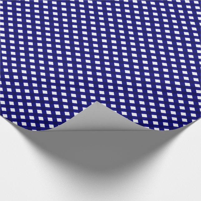 CHEX 4 DARK BLUE-GIFT WRAPPING PAPER (Corner)