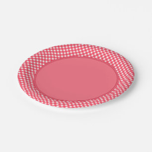 CHEX 7-WATERMELON RED-PAPER PLATES-2 PAPER PLATES