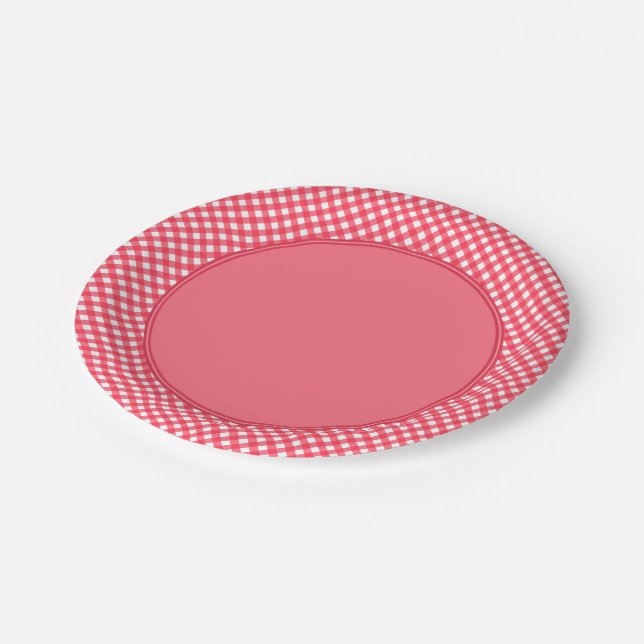 CHEX 7-WATERMELON RED-PAPER PLATES-2 PAPER PLATES (Angled)