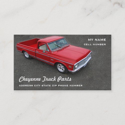 Cheyenne Business Card