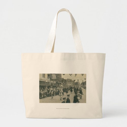 Cheyenne Frontier Days parade Large Tote Bag