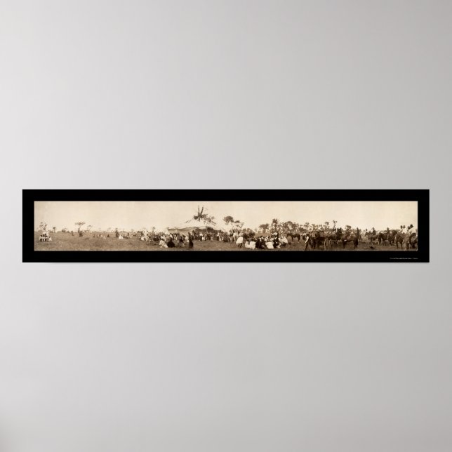 Cheyenne Indian Dancer Photo 1909 Poster (Front)