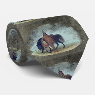 Cheyenne Indian Warrior Neck Tie