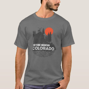 Cheyenne Mountain Colorado Hiking Camping Nature D T-Shirt