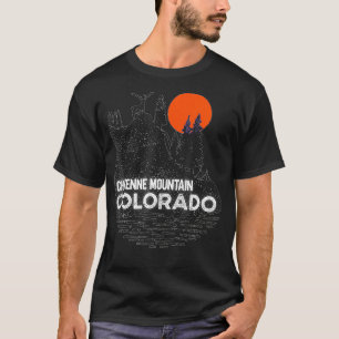 Cheyenne Mountain Colorado hiking camping nature d T-Shirt