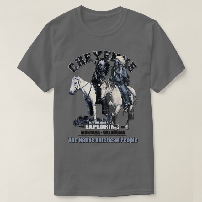 Cheyenne Native American T-Shirt (Design Front)