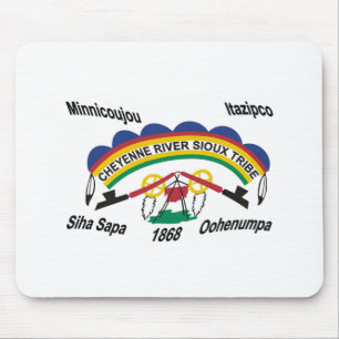 Cheyenne River Sioux Flag Mousepad