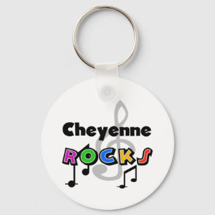Cheyenne Rocks Keychain