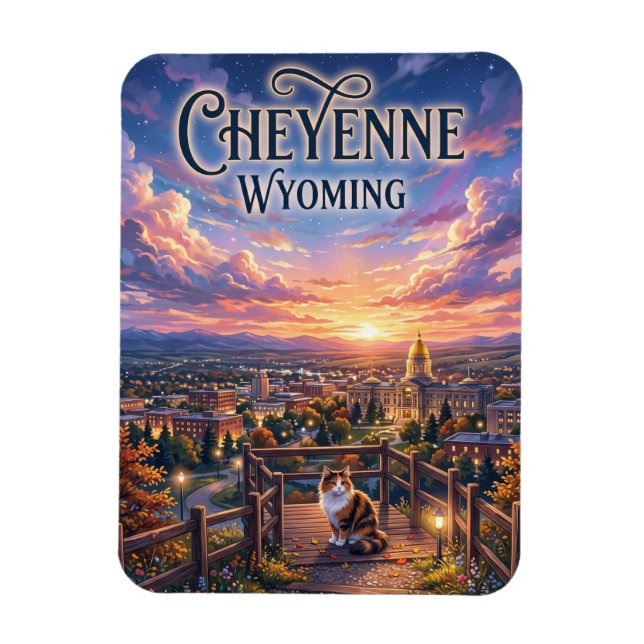 Cheyenne USA Magnet (Vertical)