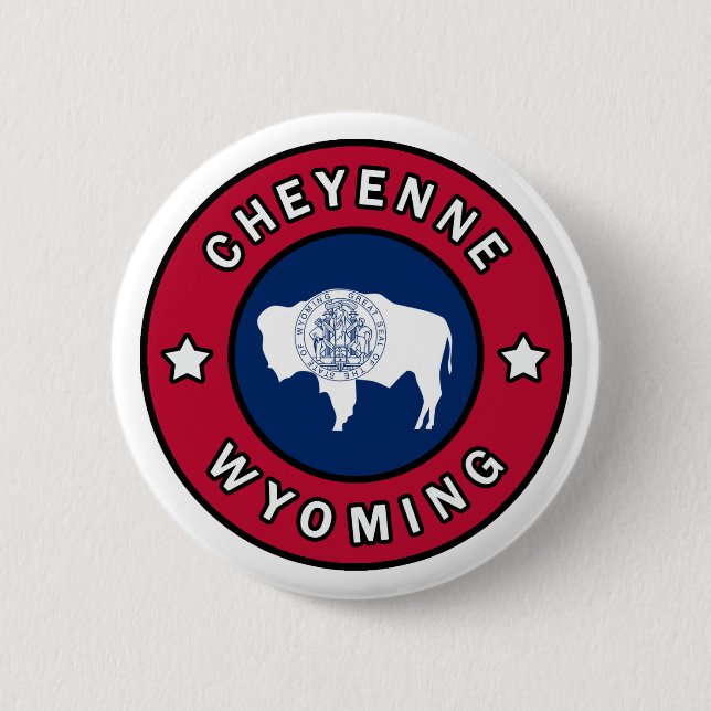 Cheyenne Wyoming Button (Front)