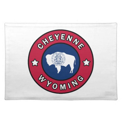 Cheyenne Wyoming Cloth Placemat
