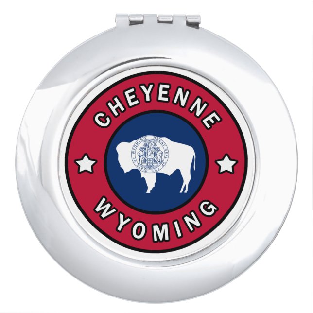 Cheyenne Wyoming Compact Mirror (Front)