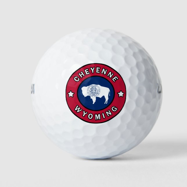 Cheyenne Wyoming Golf Balls (Front)