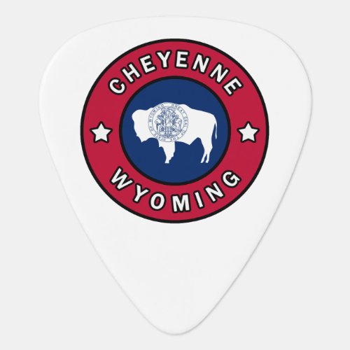 Cheyenne Wyoming Guitar Pick
