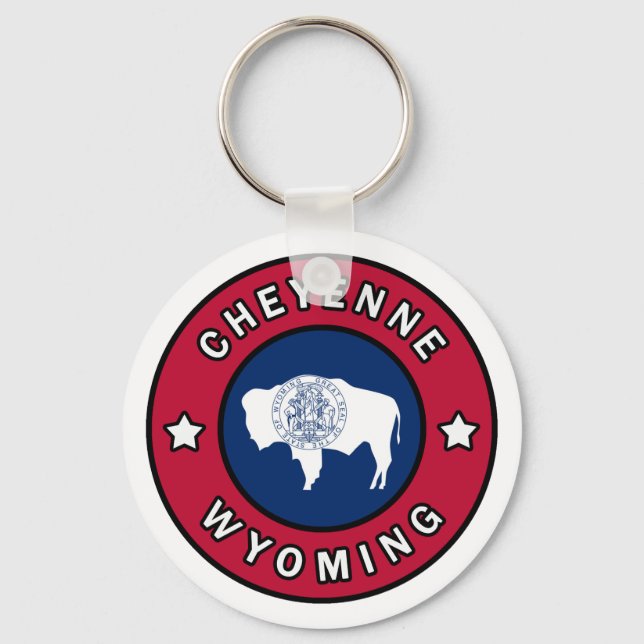 Cheyenne Wyoming Keychain (Front)