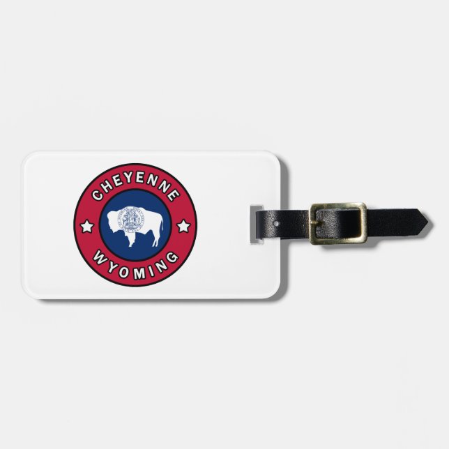 Cheyenne Wyoming Luggage Tag