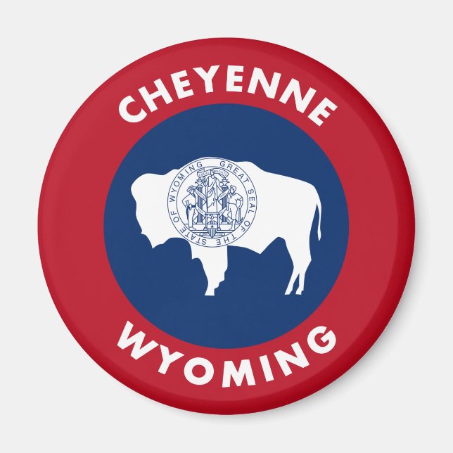 Cheyenne Wyoming Magnet (Front)