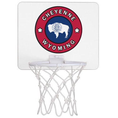 Cheyenne Wyoming Mini Basketball Hoop