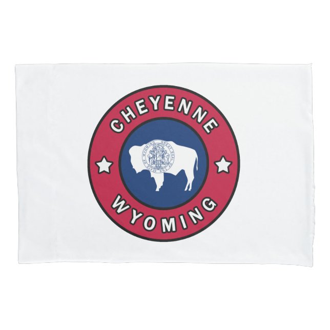 Cheyenne Wyoming Pillow Case (Front)