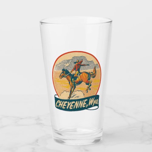 Cheyenne Wyoming _ Pint Glass