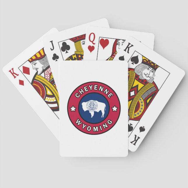 Cheyenne Wyoming Poker Cards (Back)