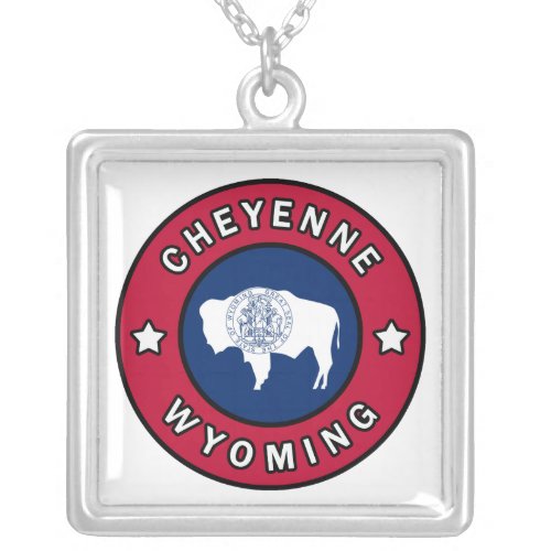 Cheyenne Wyoming Silver Plated Necklace