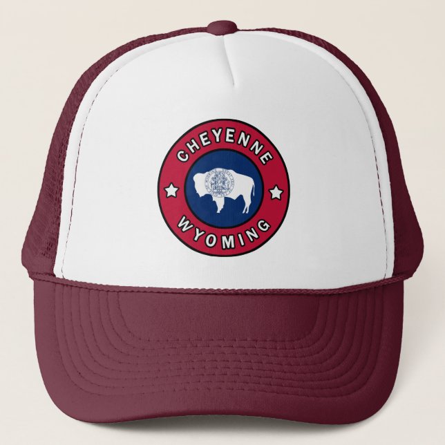 Cheyenne Wyoming Trucker Hat (Front)