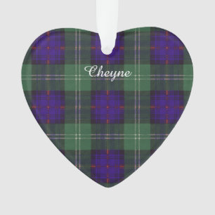Cheyne clan Plaid Scottish kilt tartan Ornament