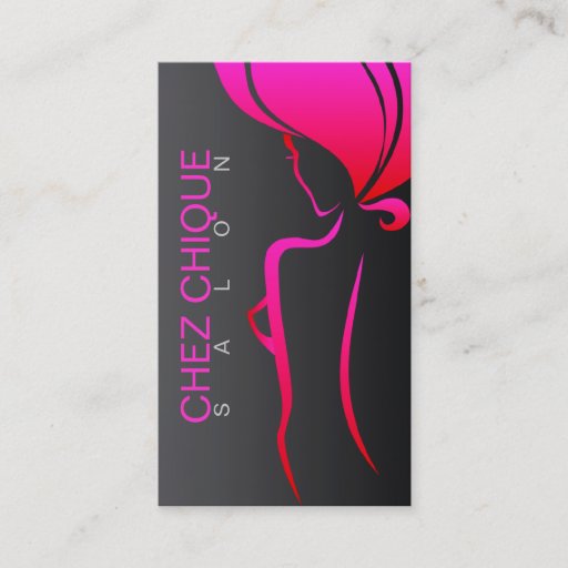 Customizable Chez Chique Salon Business Card