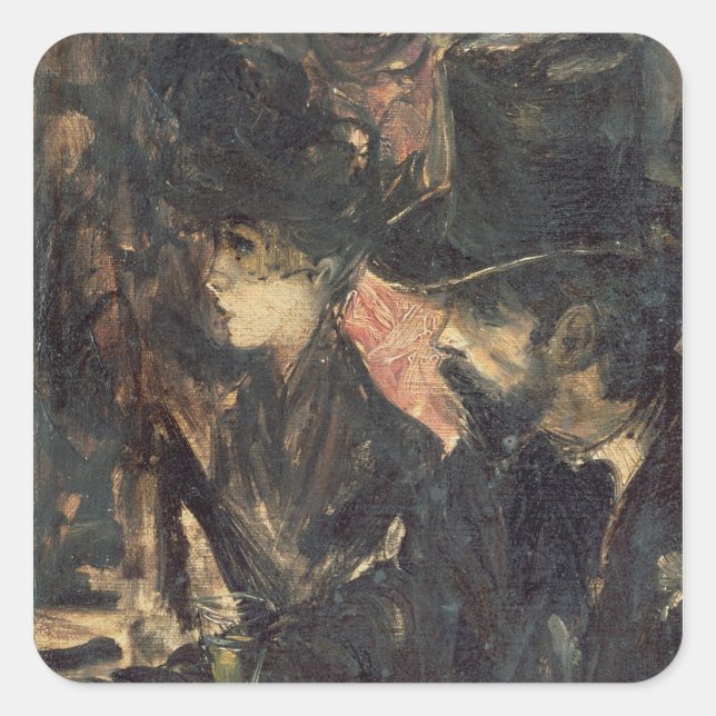 Chez Maxim's Square Sticker (Front)