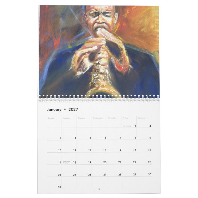Chez Rhonel 2013 Art Calendar (Jan 2027)