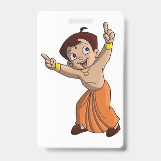 "Chhota Bheem Adventure Clipboard: Where Fun Meets Badge